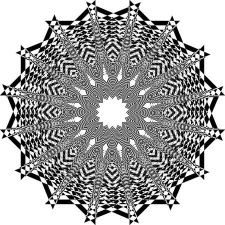 abstract arabesque structurated church ceiling black on transparent background designer cutのイラスト素材