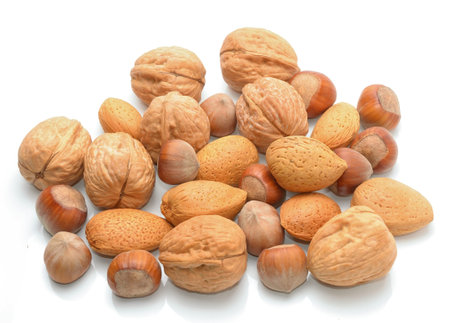 Almonds, walnuts and hazelnuts
