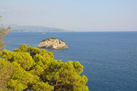 Ocean coastline scenic panoramic viewの写真素材
