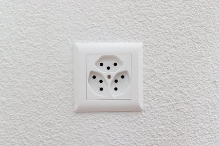 Electrical outlet or socket common in switzerland