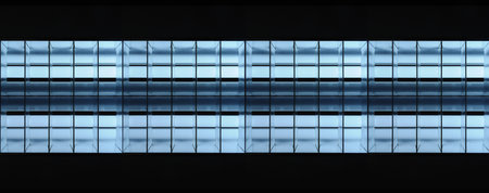 Closeup shot of a fluorescent lamp