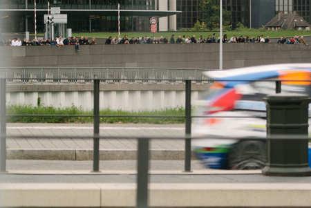 STRASBOURG, FRANCE - OCTOBER 03  Styllex Motorsport team of Slovakia and Czech Republic compete in...