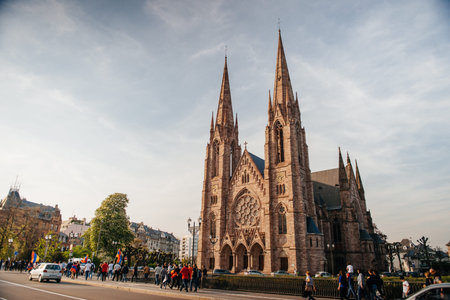 Armenian protesters march in front of St Paul Cathedral for 100th remembrance year of Armenian...