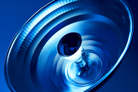 Blue light reflector in medical environment healthcare sterile roomの写真素材