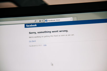 London, United Kingdom - June 6, 2014: Sorry something went wrong were working on getting this fixed...