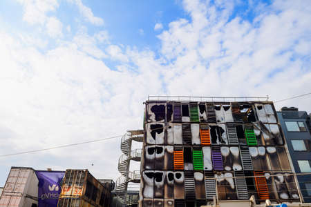 Millions of websites offline after fire at French cloud services firm OVH Cloud in Strasbourg Franceのeditorial素材