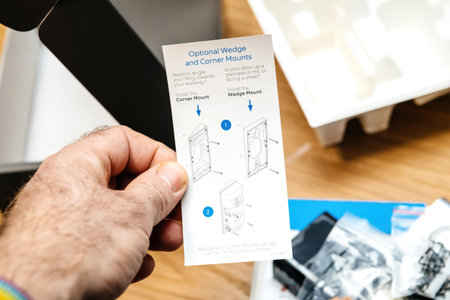 Unboxing package of new latest Amazon Ring Video Doorbell 3