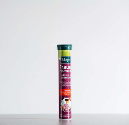 Kneipp German vitamins for women package on tableのeditorial素材
