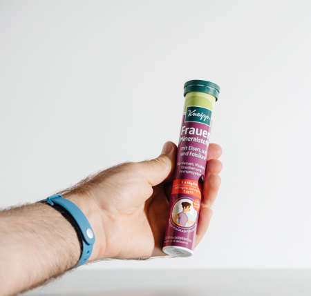 Kneipp German vitamins for women package on tableのeditorial素材