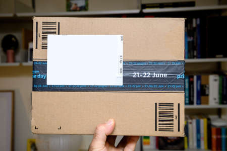 Parcel Amazon Prime Day on 21-22 June biggest e-commerce event worldwideのeditorial素材