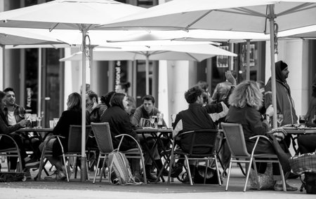 No places at the terraces as bars and restaurants reopen after months of nationwide coronavirus...