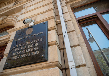 State Committee on the work with religious organizations in central Baku with CCTV surveillance...