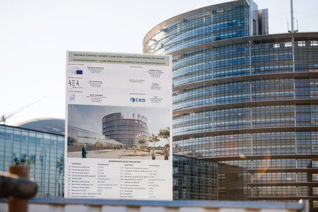 Construction of a Reception Pavillion for the European parliament building