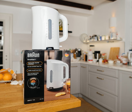 Domestic Comfort: Braun Kettle with Fast Boilのeditorial素材