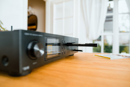 Modern Hi-Fi Audio System Setupのeditorial素材