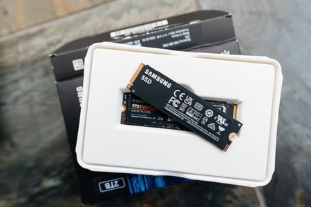 Unboxing samsung nvme ssd computer drive