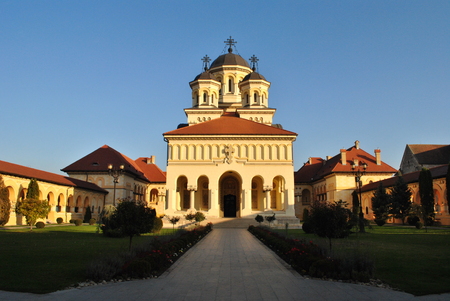 Alba Iulia's oldest orthodox churchの写真素材