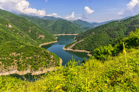 Cankov kamak dam, Rhodope mountains, Bulgaria