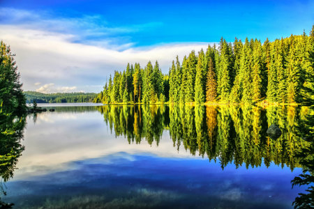 Shiroka Polyana dam, Rhodope mountains, Bulgaria