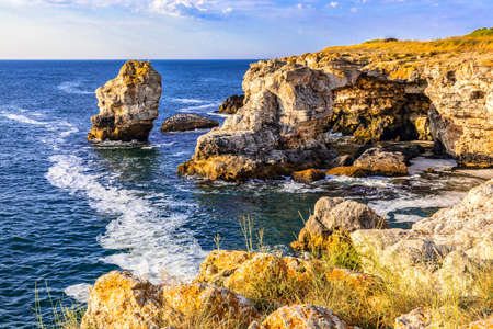 Sunrise at Tulenovo, Black sea, Bulgariaの写真素材