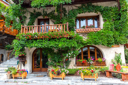 Beautiful house in Vars St Marcellin, Franceのeditorial素材