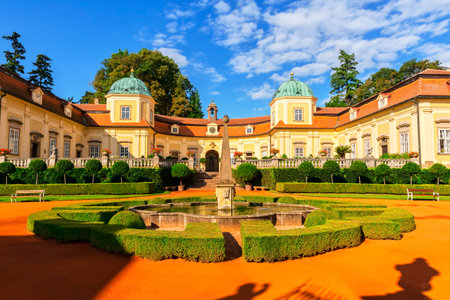 Beautiful day in Buchlovice, Czech Republicのeditorial素材