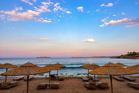 summer view of Black sea, Bulgariaの写真素材