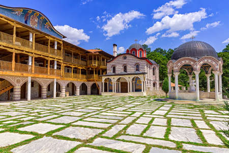 Gigintsi Monastery (Montenegrin monastery) "St. St. Cosmas and Damian", Bulgariaの写真素材
