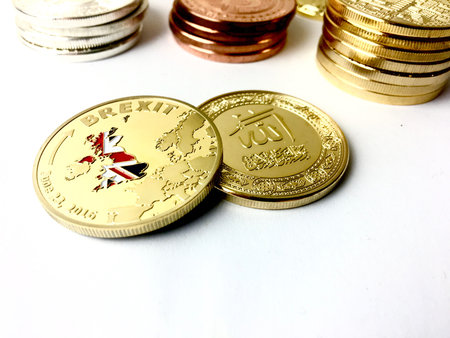 Brexit coinのeditorial素材