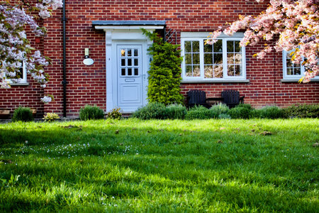 Old house in bedford parkの写真素材