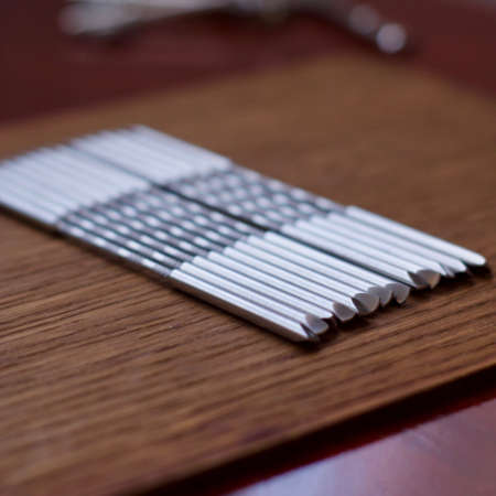 Clavitherapy method steel nails. Naturo therapy.の写真素材