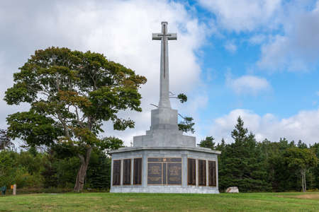 Halifax, Nova-Scotia, Canada â September 4, 2021: The Naval Memorial in the Point Pleasant Park.のeditorial素材