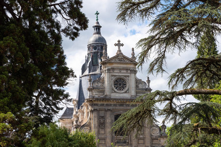 Saint-Vincent de Paul Church in Blois (Blois, Loir-et-Cher, Centre-Val de Loire, France)の写真素材