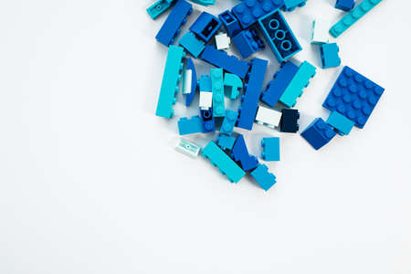 Moscow, The Russia - September 24, 2019: Lego blocks - plastic construction toyのeditorial素材