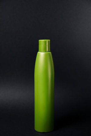 Natural cosmetic cream, serum, shampoo, skincare blank bottle packaging, bio organic product. beauty...