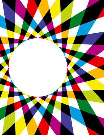 Colorful Rainbow Spirograph Backgroundのイラスト素材