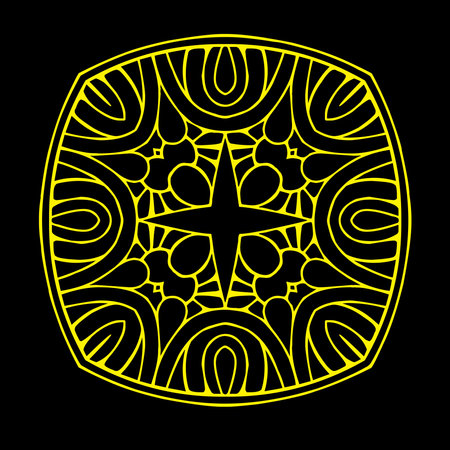 celtic cross ornamentのイラスト素材