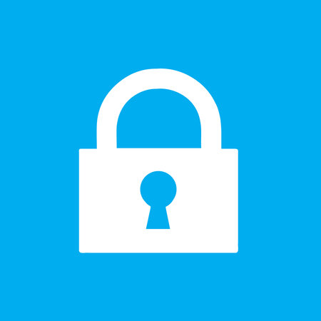 padlock icon vectorのイラスト素材