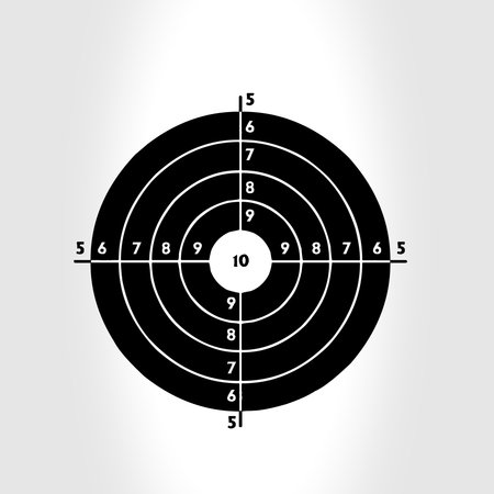 target shooting iconのイラスト素材