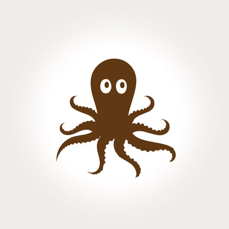 octopus logo, octopus icon, octopus icon design, octopus vector designのイラスト素材