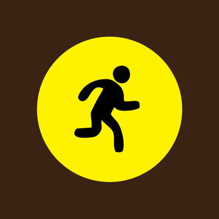 run symbol vector, running icon vector, running man icon vector, free running icon vector, running logo, running logo designのイラスト素材