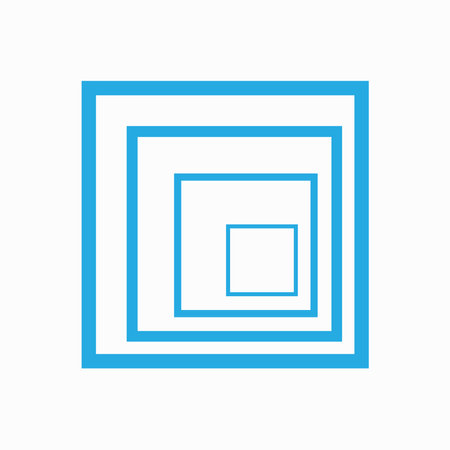 Square logo design, square graphic designのイラスト素材