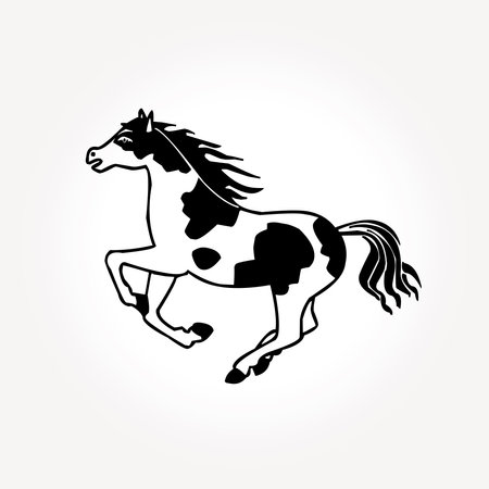 horse logo, horse logo animal, horse animal symbol, horse vector designのイラスト素材