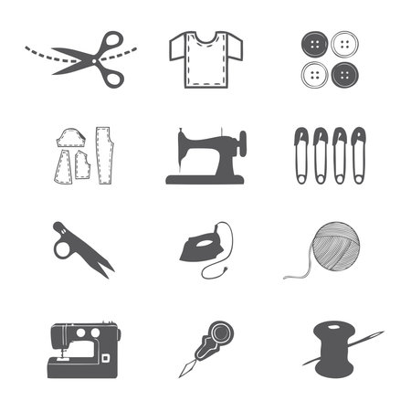 tailor tools images, tailor tools vector, tailor tools designのイラスト素材