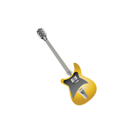 electric guitar vector, electric guitar illustration vectorのイラスト素材