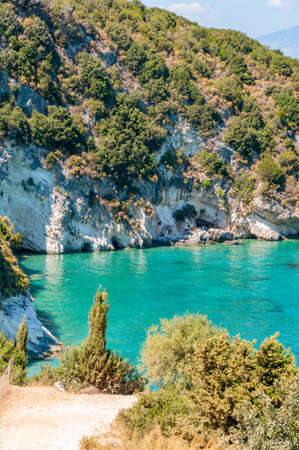 Zakynthos Island, Greece. A pearl of the Mediterranean with beaches and coasts suitable for unforgettable sea holidays. Xigia beach.の写真素材