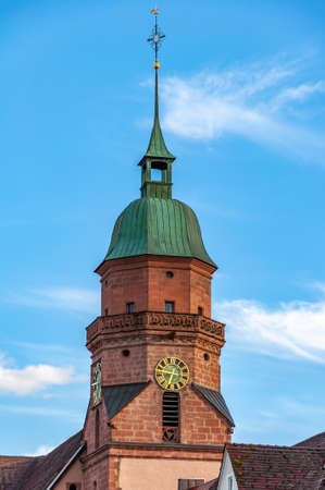 Black Forest in Bavaria, Germany. Untouched nature with mountains, forests, lakes and enchanting countries. The city of Freudenstadt.の写真素材