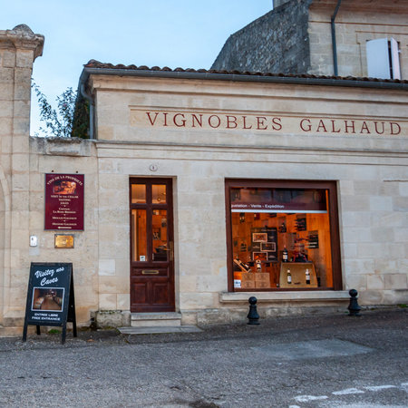 St. Emilion in Aquitaine, France. Enchanting medieval village famous for its fine wines, produced in...
