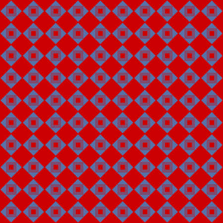 Illustration with repetitive geometric shapes covering the background. Drawing with colored pattern that can be used as a web pattern, wallpaper, digital graphics, gifts and artistic decorations.の写真素材