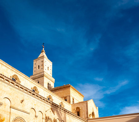 matera, european capital of culture . a city built on the famous stones, carved rocks to obtain...